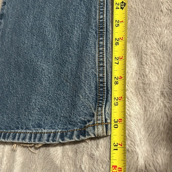 Express Y2K button front hipster flare  jeans size 5/6 - Picture 10 of 14